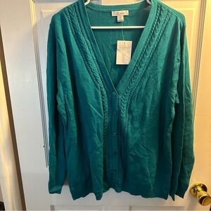 The TOG Shop Teal Cardigan